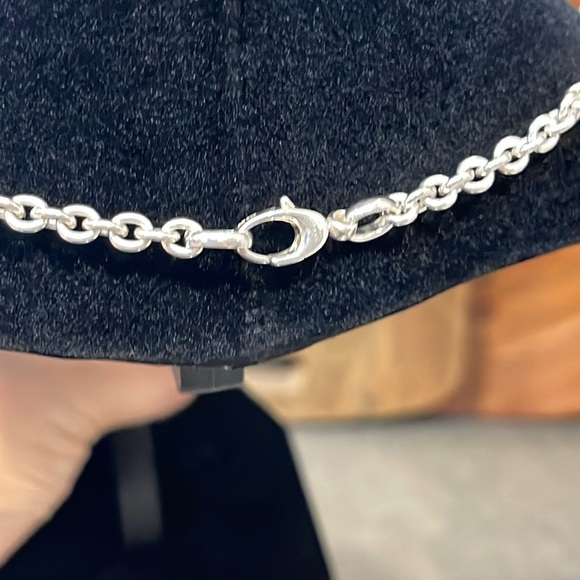 Gucci Interlocking GG Silver Necklace Stamped - Picture 4 of 9